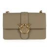 Donna PINKO | Borsa A Tracolla In Pelle Love One Classic Cl. Tortora