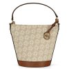 Donna MICHAEL MICHAEL KORS | Borsa A Secchiello Townsend Small Con Stampa Logo Panna