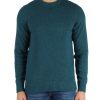 Uomo K-WAY | Maglia Girocollo Sebastien In Misto Lana Verde