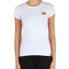 Donna ELLESSE | T-Shirt In Cotone Stretch Con Patch Logo Bianco