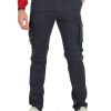 Uomo FRED MELLO | Pantalone Cargo In Cotone Stretch Bryan Slim Fit Blu Scuro