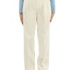 Donna TOMMY HILFIGER | Pantalone Relaxed Straight Fit In Cotone Nude