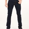 Uomo VERSACE JEANS COUTURE | Pantalone Jeans Cinque Tasche Slim Fit Con Ricamo Logo Blu Scuro