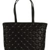 Donna RICHMOND | Borsa Shopping In Pelle Trapuntata Con Borchie Nero