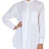 Donna TOMMY HILFIGER | Camicia Oversize In Cotone Bianco