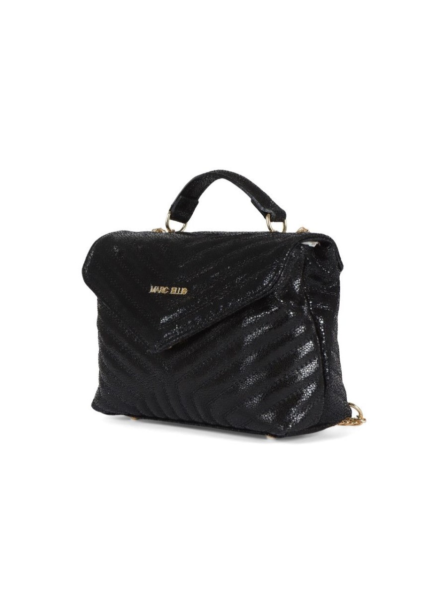 Donna MARC ELLIS | Borsa A Spalla In Pelle Ginny M Rz Nero