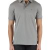 Uomo EMPORIO ARMANI | Polo In Cotone Piquet Con Ricamo Logo Frontale Grigio