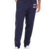 Uomo FRANKLIN & MARSHALL | Pantalone Sportivo In Cotone Felpato Con Ricamo Logo Blu Scuro