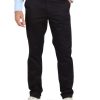 Uomo CALVIN KLEIN | Pantalone Chino Slim Fit In Cotone Stretch Nero