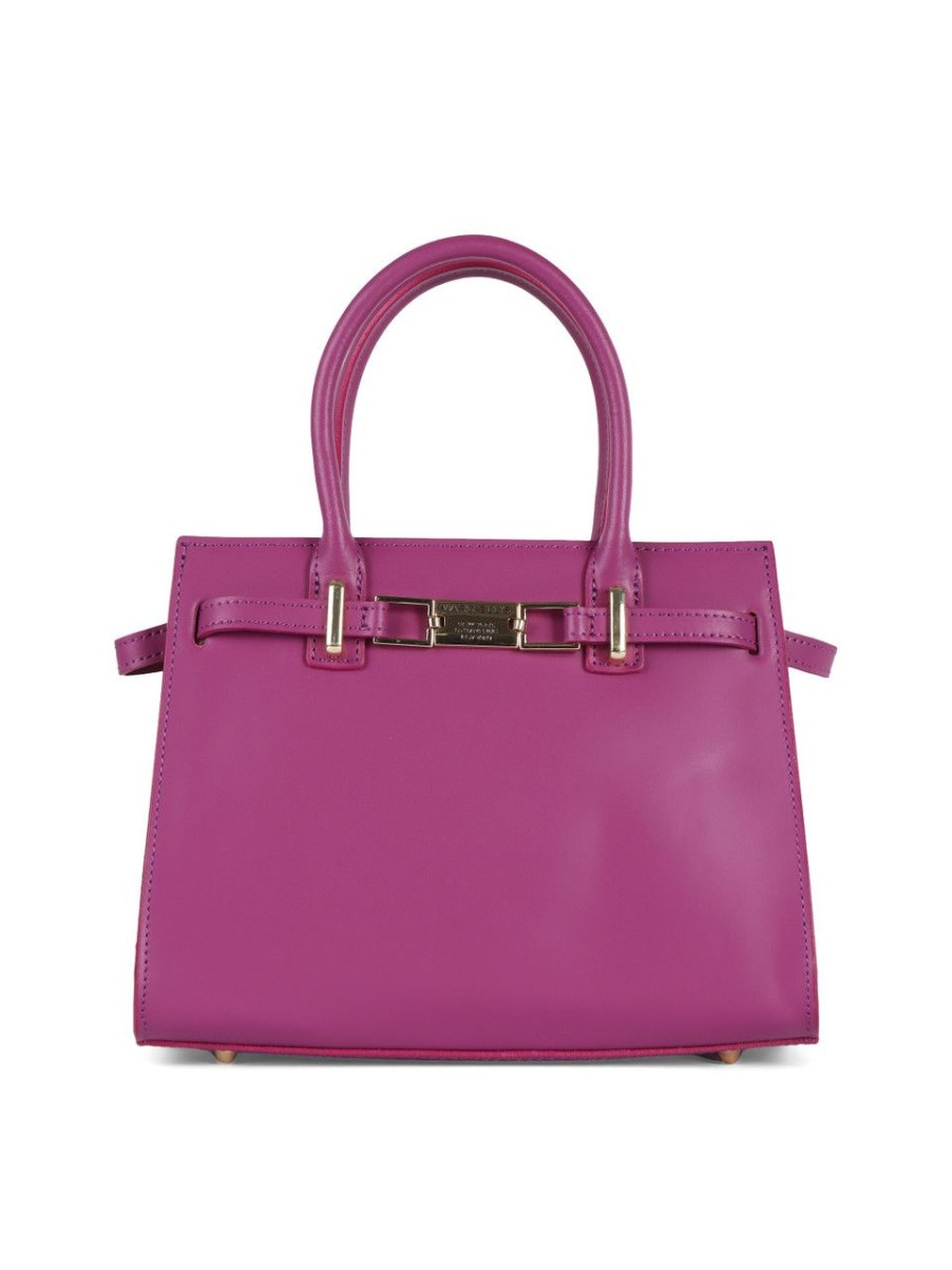 Donna MARC ELLIS | Borsa A Mano Lady M Ru Con Placca Logo Viola