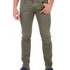 Uomo REPLAY | Pantalone Jeans Cinque Tasche Anbass Slim Fit Verde