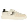 Donna CALVIN KLEIN JEANS | Sneakers In Pelle Ed Ecopelle Con Stampa Logo Bianco/Nero