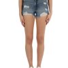 Donna RICHMOND | Richmond X: Shorts In Denim Effetto Vintage Blu