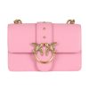 Donna PINKO | Borsa A Tracolla In Pelle Love One Mini Cl. Rosa