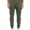 Uomo EA7 | Pantaloni Sportivi In Cotone Con Tasche Cargo Verde Militare